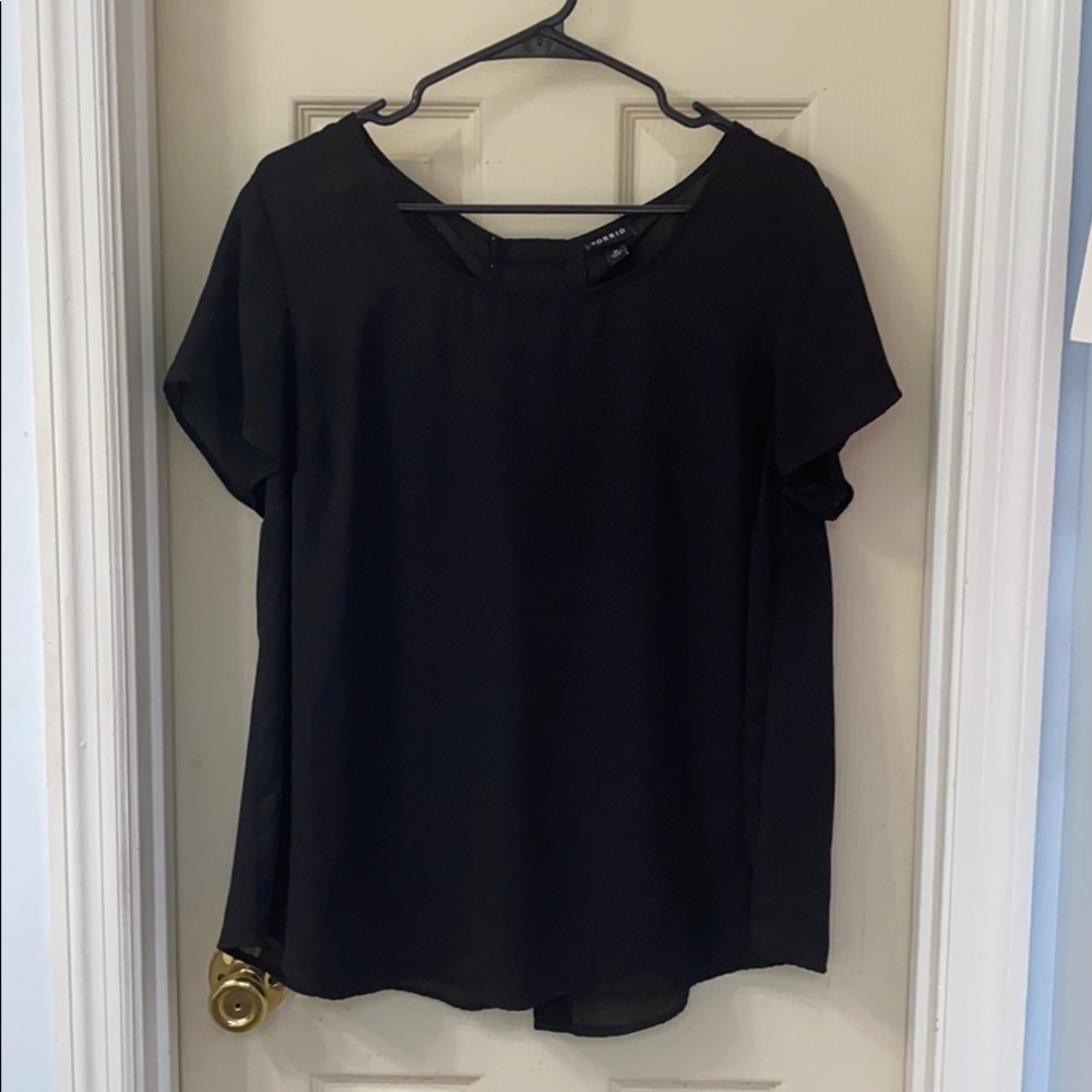 Torrid black blouse